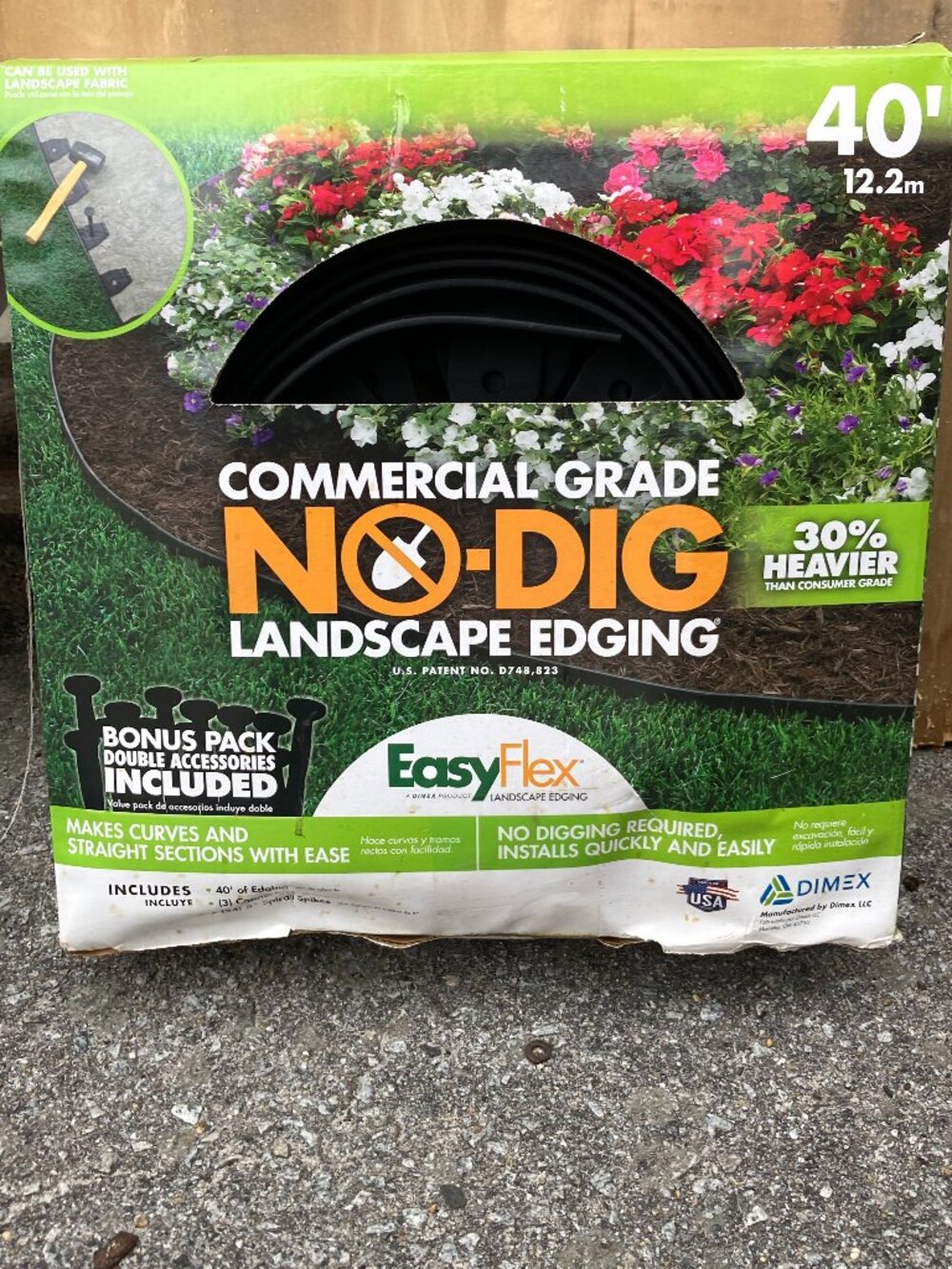 No Dig Landscape Edging Kit 40 feet NEW in Box